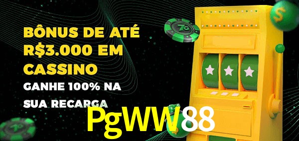 PgWW88 melhor bônus de depósito